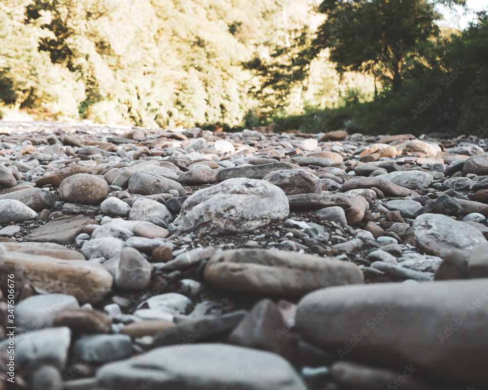 stones on the beach
