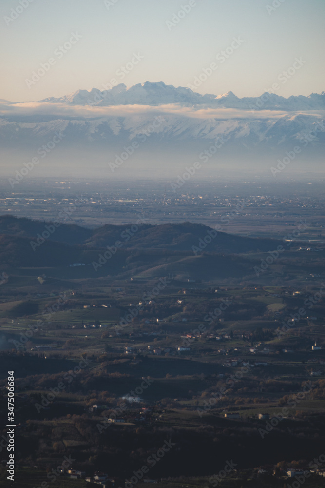 View from the top of the mountain 