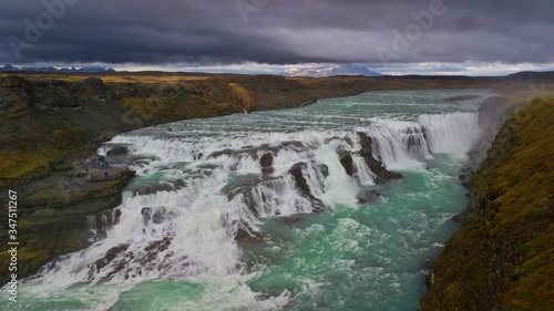 Waterfall. Iceland