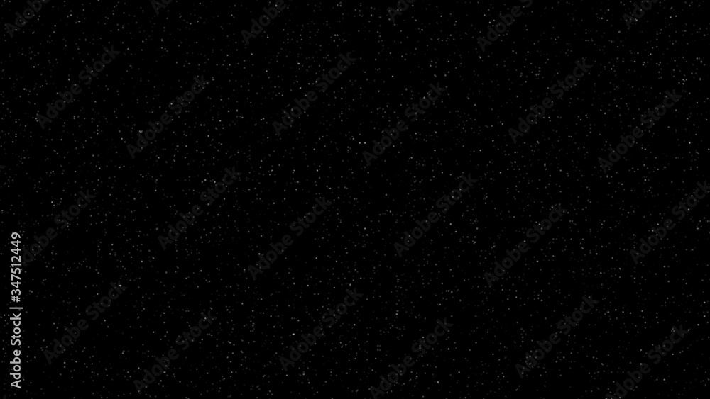 Space Traveling Flying through star field in outer space night sky 3d rendering