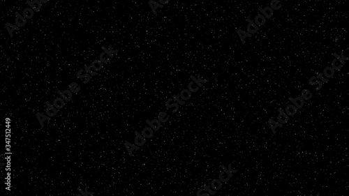 Space Traveling Flying through star field in outer space night sky 3d rendering