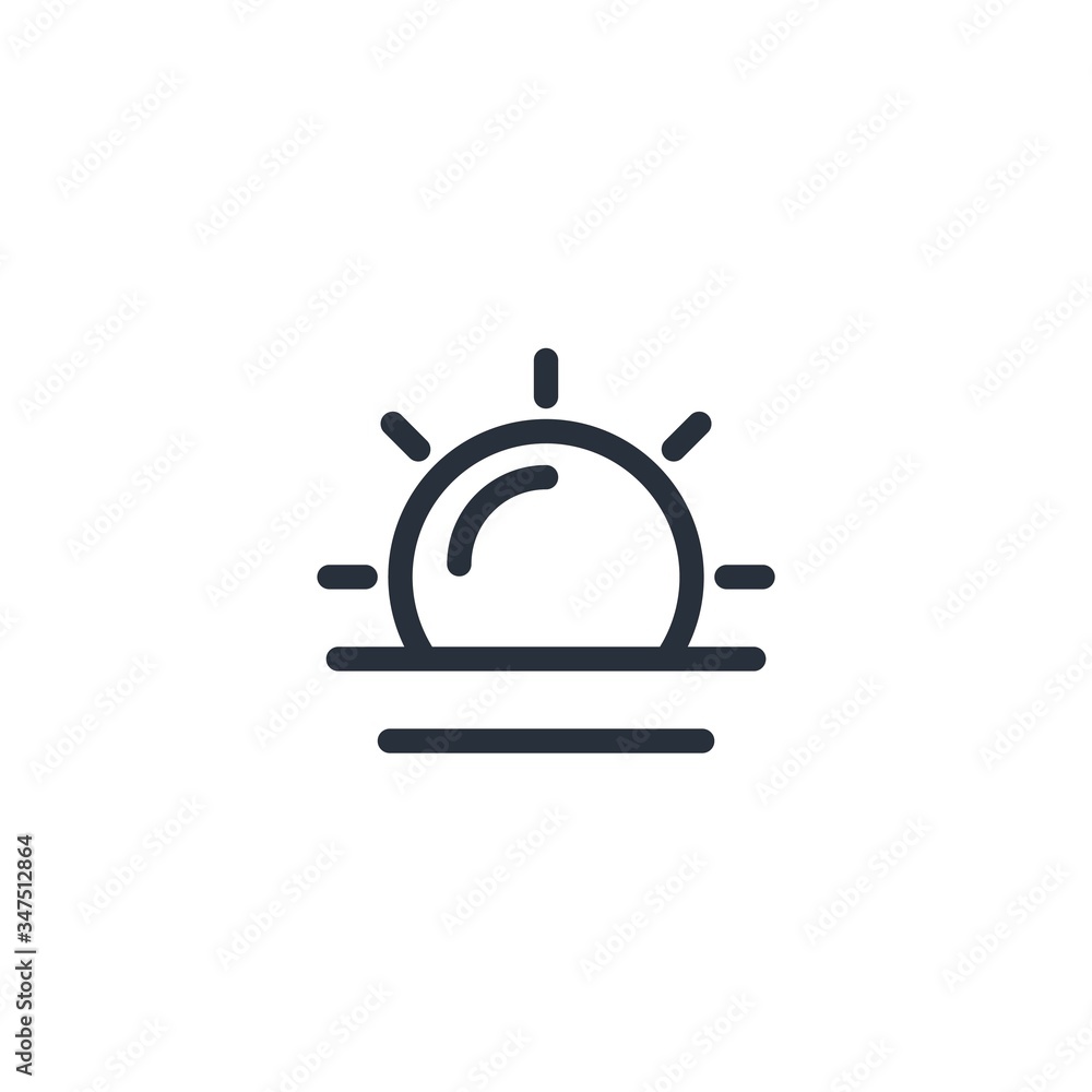 sunset icon vector illustration for website and graphic design sunset icon vector illustration for website and graphic design