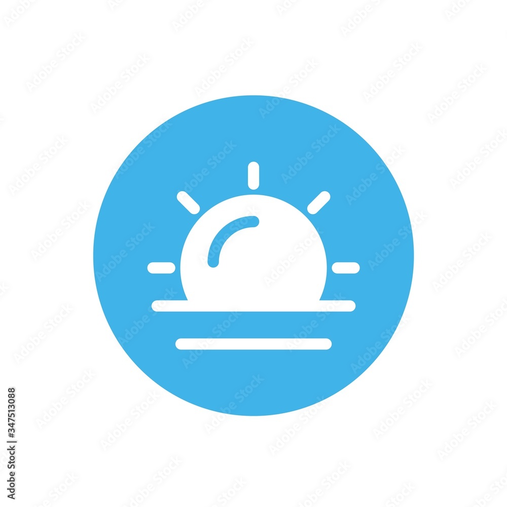 sunset icon vector illustration for website and graphic design sunset icon vector illustration for website and graphic design