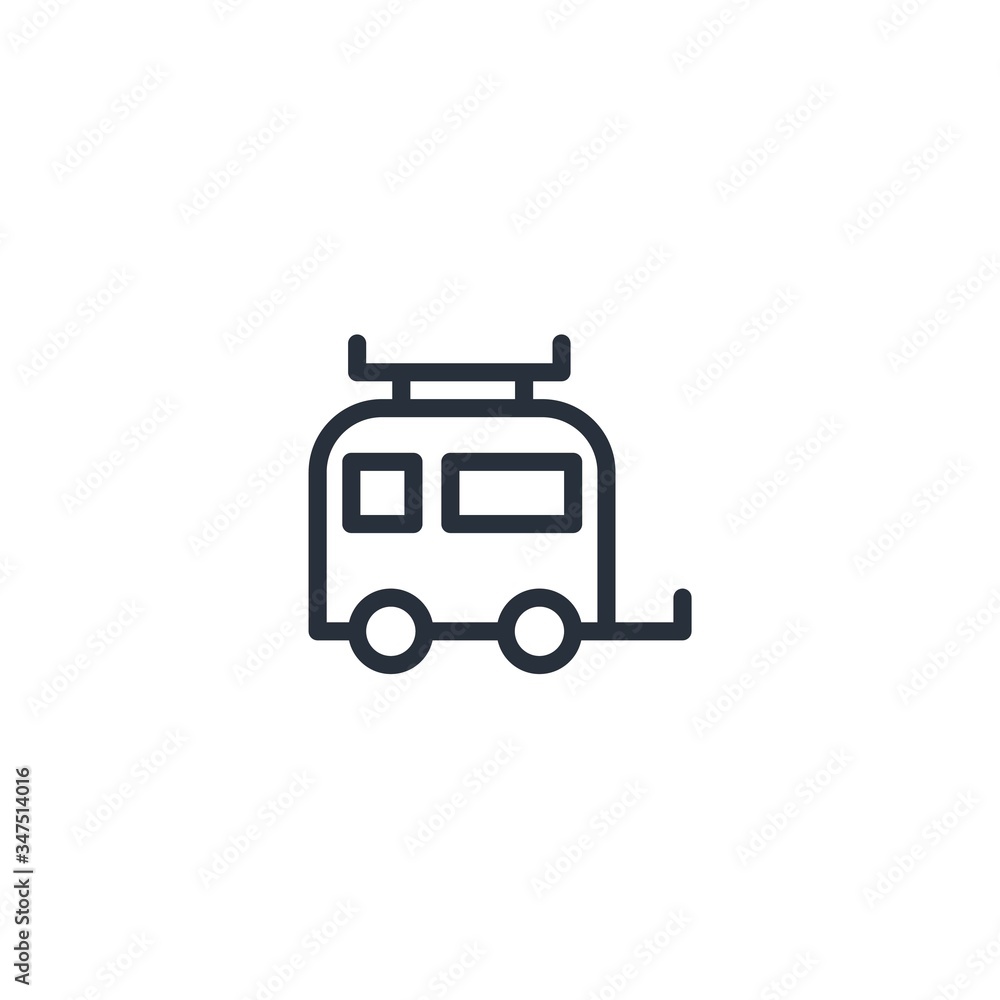 Fototapeta premium trailer icon vector illustration design