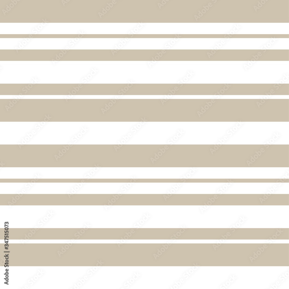 Fototapeta Brown Taupe Stripe seamless pattern background in horizontal style