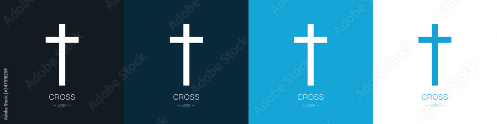 Set of logos of the crosses. Collection. The concept of Christianity and the church. Modern style. Vector illustration
Set of logos of the crosses. Collection. The concept of Christianity and the church. Modern style. Vector illustration