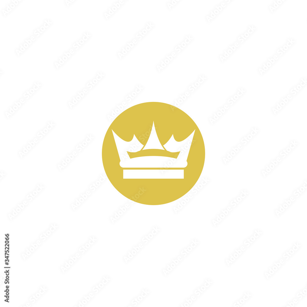 Crown Logo Template vector icon Crown Logo Template vector icon