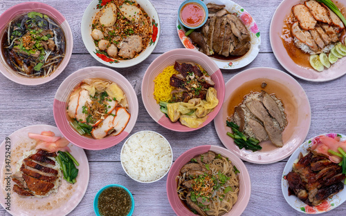 Mixed Thai Pork & Duck Dishes 