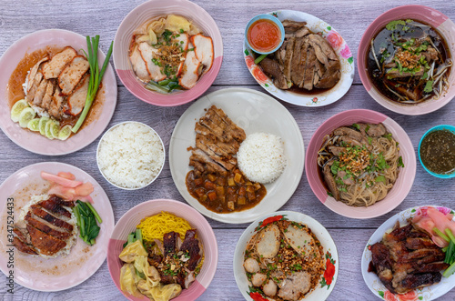 Mixed Thai Pork & Duck Dishes 