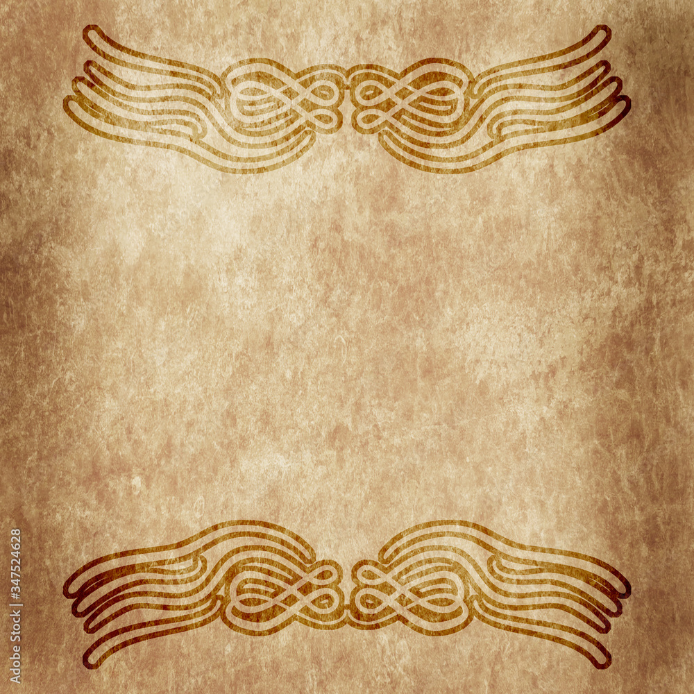 Old paper with calligraphy pattern Old paper with calligraphy pattern