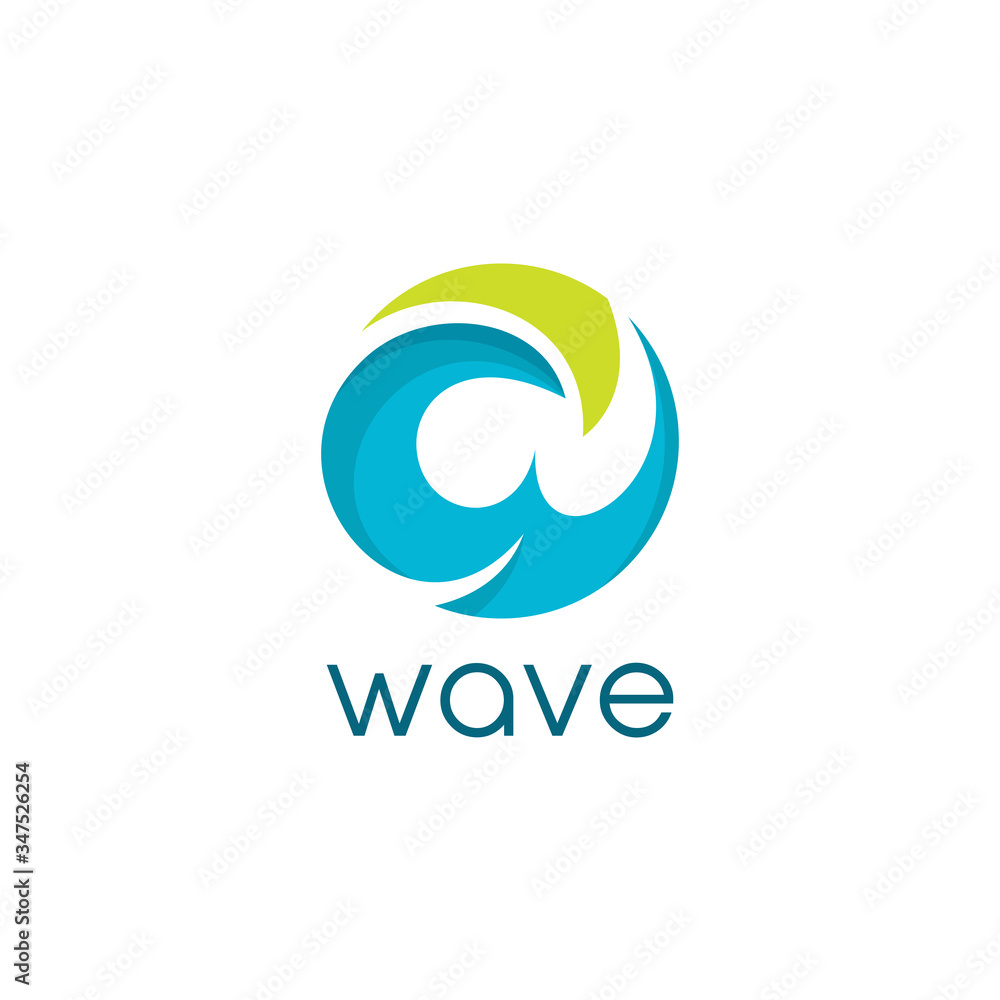 Wave Abstract Logo Wave Abstract Logo