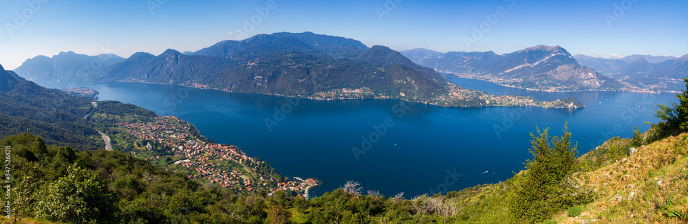view of Lecco's arm of Como lake