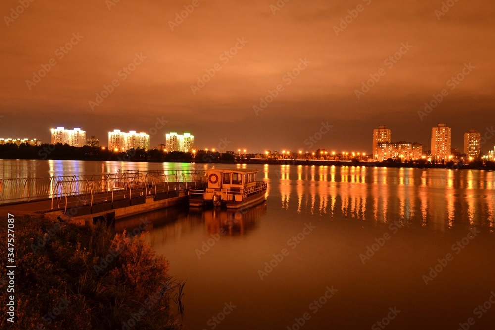 Minsk Chizhovskoe reservoir shore pier
