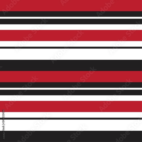 Red Stripe seamless pattern background in horizontal style