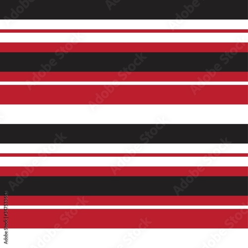 Red Stripe seamless pattern background in horizontal style