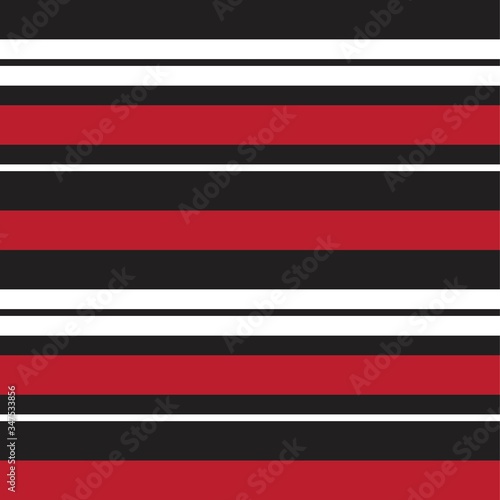 Red Stripe seamless pattern background in horizontal style