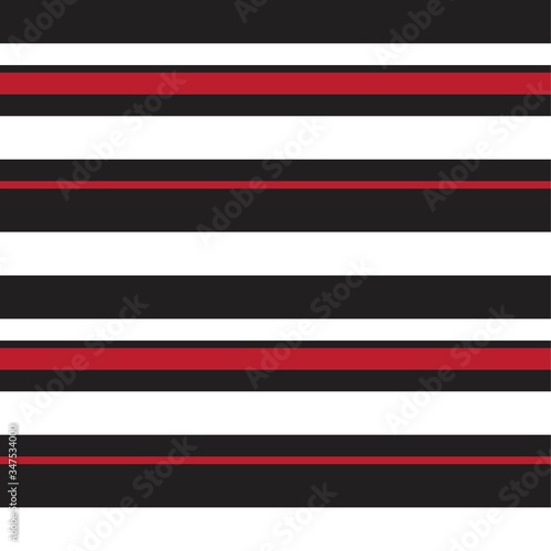 Red Stripe seamless pattern background in horizontal style