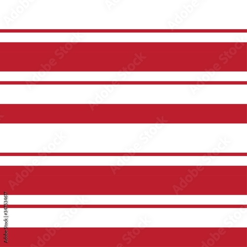 Red Stripe seamless pattern background in horizontal style