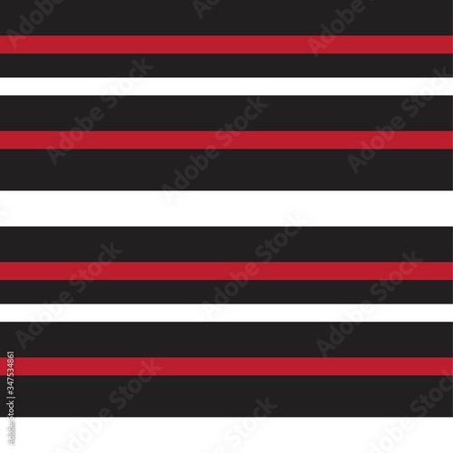 Red Stripe seamless pattern background in horizontal style