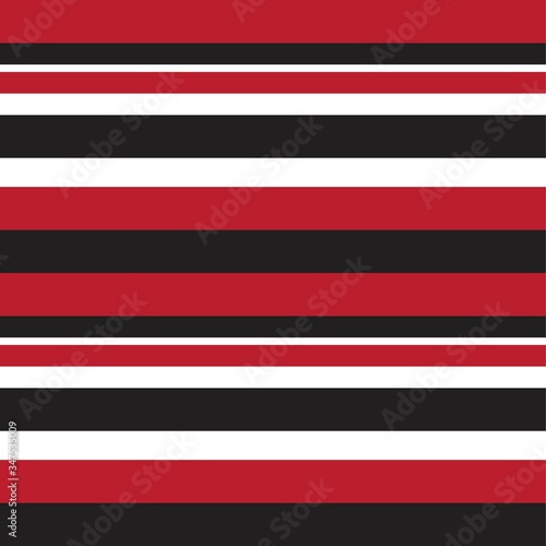 Red Stripe seamless pattern background in horizontal style