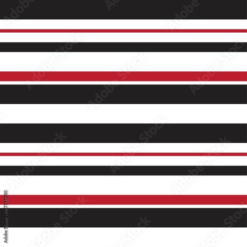 Red Stripe seamless pattern background in horizontal style