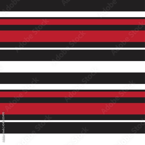 Red Stripe seamless pattern background in horizontal style