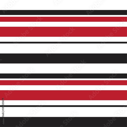 Red Stripe seamless pattern background in horizontal style