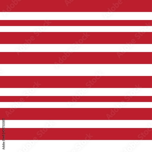 Red Stripe seamless pattern background in horizontal style