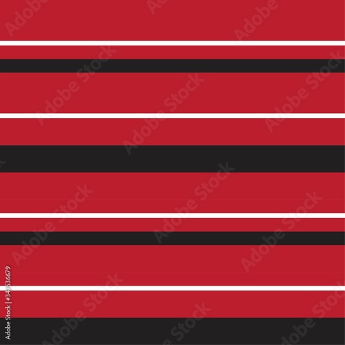 Red Stripe seamless pattern background in horizontal style