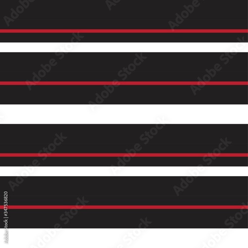 Red Stripe seamless pattern background in horizontal style