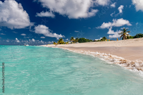 Fototapeta Naklejka Na Ścianę i Meble -  perfect Caribbean beach Luxury island of Anguilla