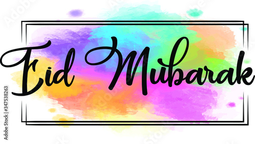 Happy Eid Mubarak vector illustration