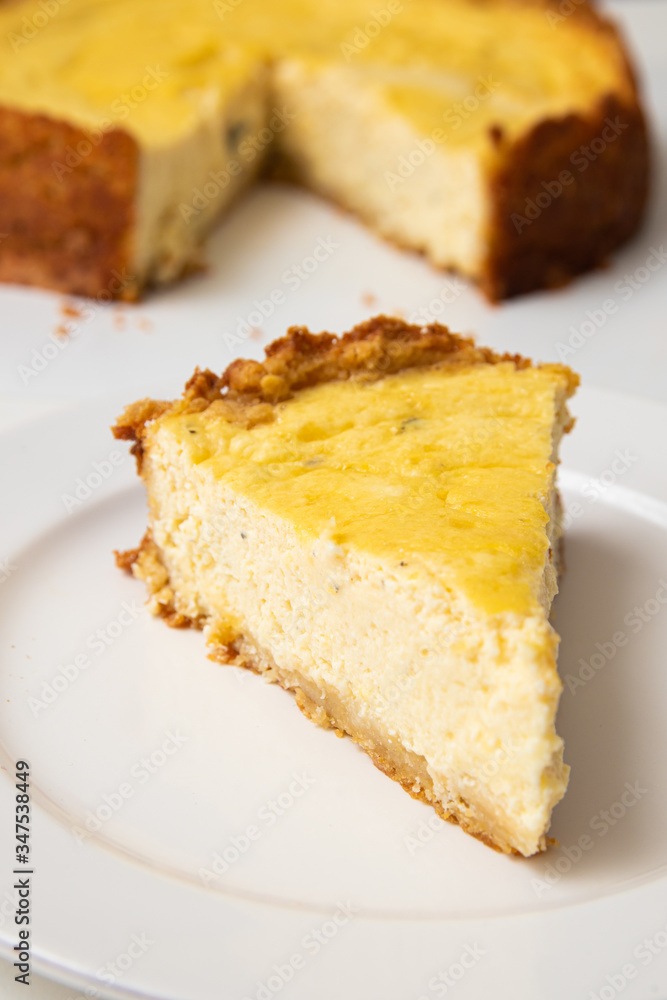 Slice of Ricotta Quiche Slice of Ricotta Quiche