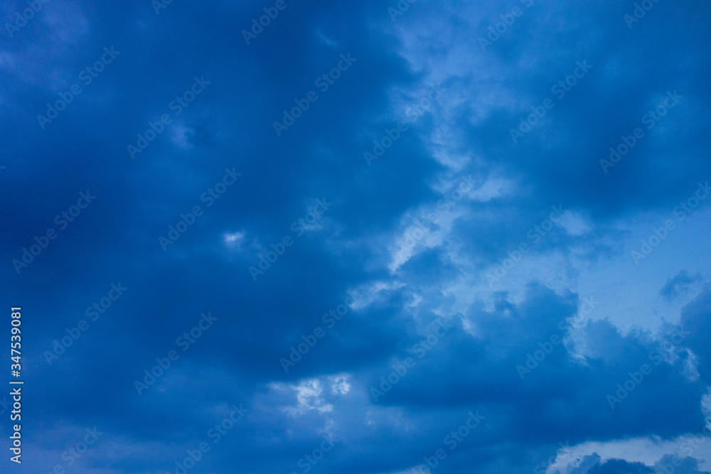 Fototapeta premium blue clouds