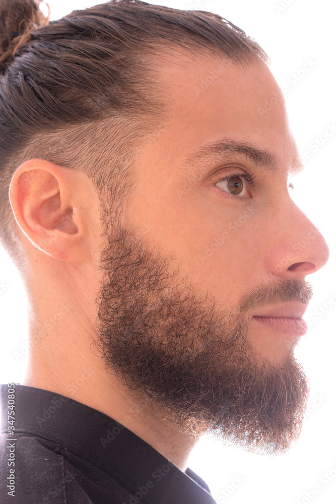 Obraz premium A portrait on a white background