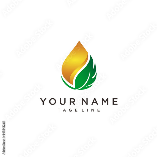 CBD Hemp Oil.Marijuana Leaf. Medical Cannabis Icon Logo Vector Template