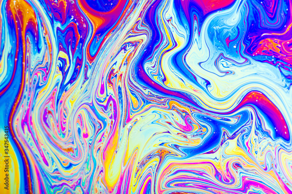 Colorful reflections on the surface of a soap bubble. Colorful reflections on the surface of a soap bubble.