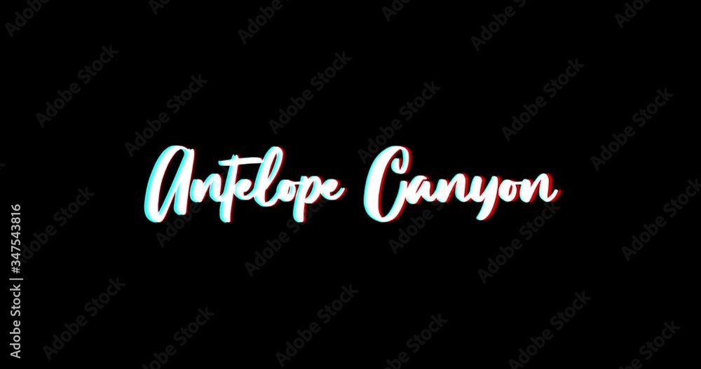 Antelope Canyon Text Glitch Effect Animation on Black Background
-4K Resolution Antelope Canyon Text Glitch Effect Animation on Black Background
-4K Resolution