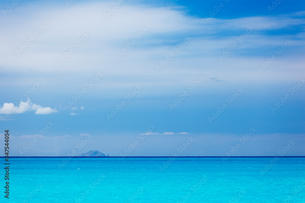 Island In Turquoise Sea, Antigua