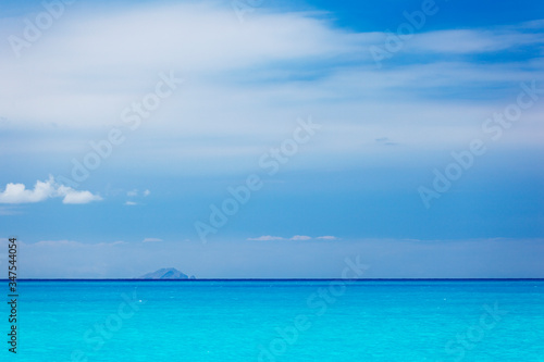 Island In Turquoise Sea, Antigua