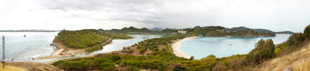 Fort Barrington Panorama, Antigua Fort Barrington Panorama, Antigua