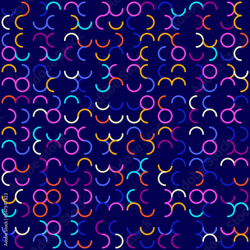 Abstract geometric background  random colored sticks. Seamless pattern.