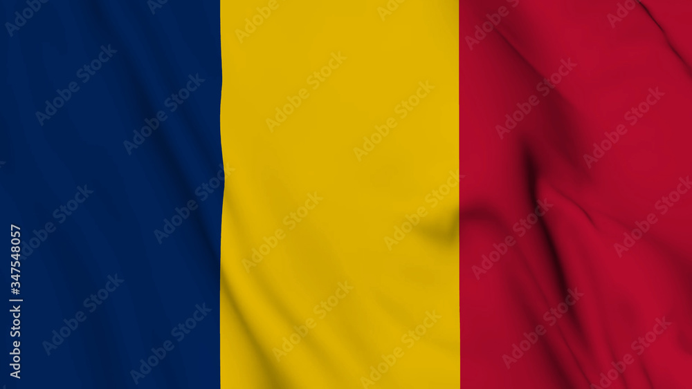 chad flag is waving 3D animation. chad flag waving in the wind. National flag of chad. flag waving chad flag is waving 3D animation. chad flag waving in the wind. National flag of chad. flag waving