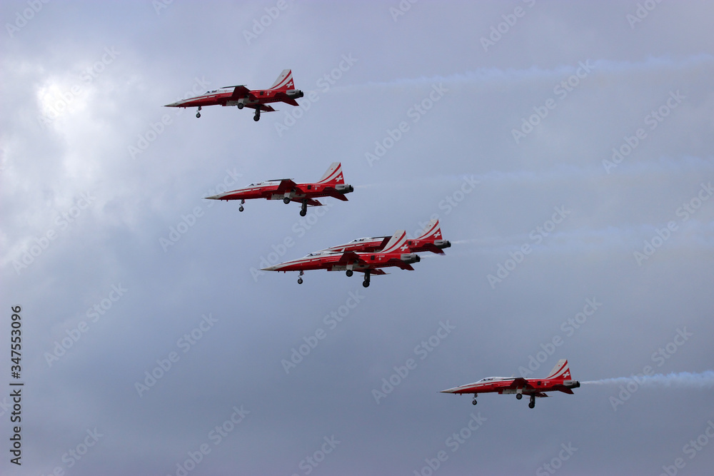 Fototapeta 
Military aircraft during the flight