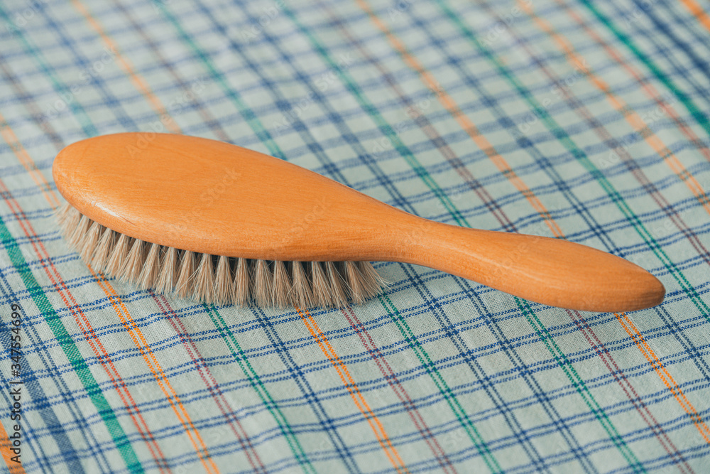 vintage concept with wooden hairbrush for spanking. domestic corporal  punishment concept. bdsm sex toy and role play concept. Stock Photo | Adobe  Stock