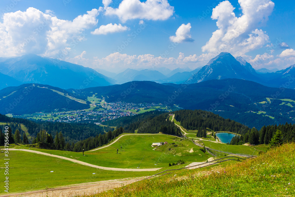 Beautiful Panorama near Seefeld in Tirol 