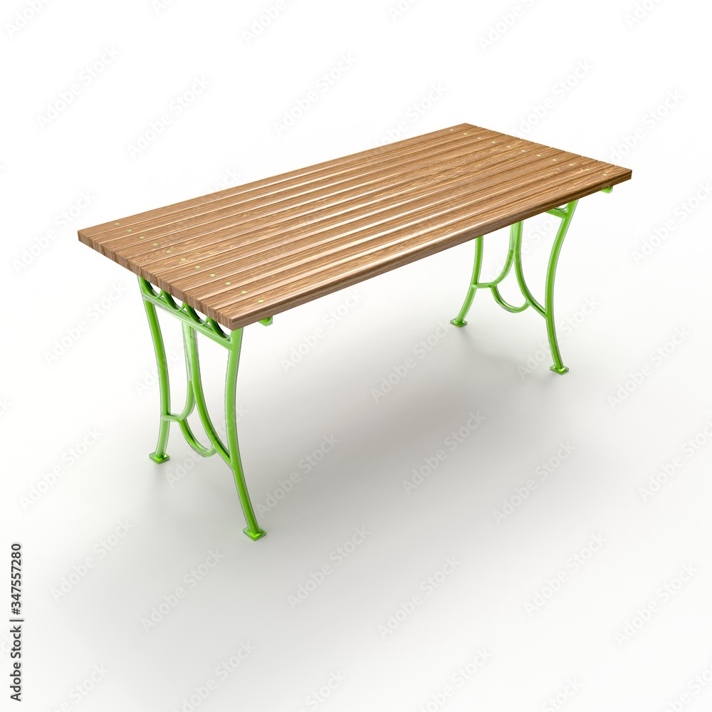 3d image of a forged table Olimp 1