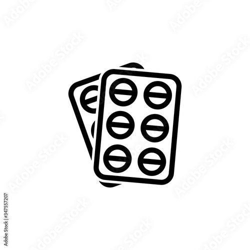 pill flat icon vector logo design trendy