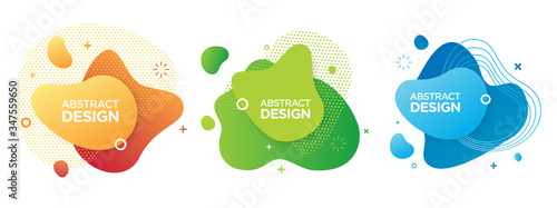 Set of Abstract Modern Graphic