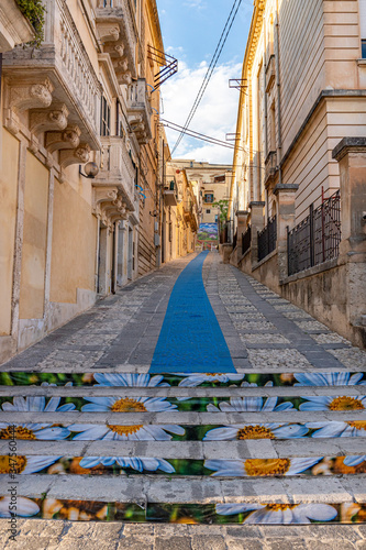 Photography noto infiorata flower street